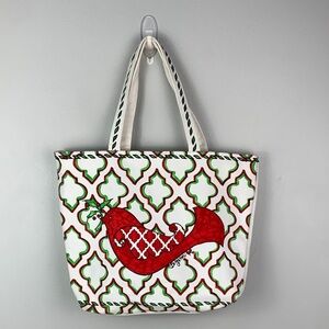 Brighton Love & Joy Christmas Holiday Canvas Tote Bag